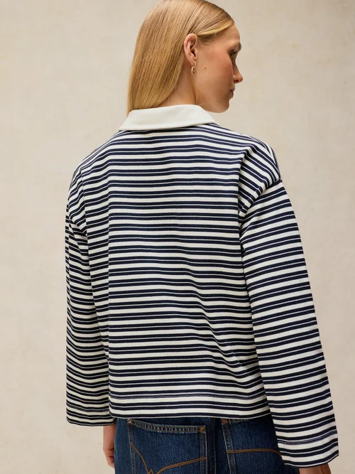Langarm-Rugbyshirt Riley - Navy Multi - 48 Image 4