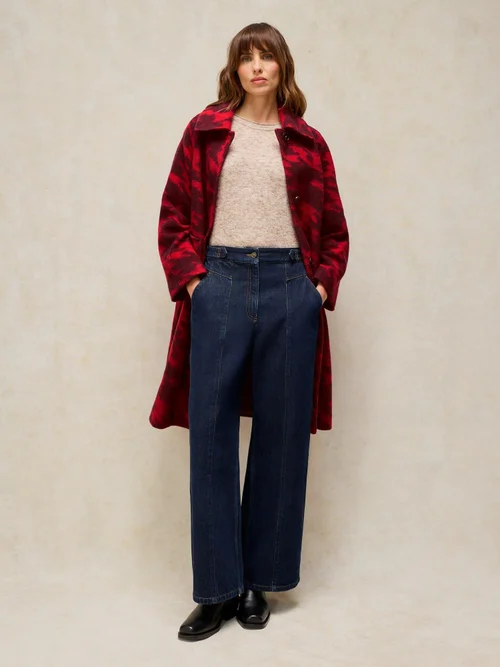 Manteau Kelsey en mélange de laine - Red Mlt - 48/R Image 2