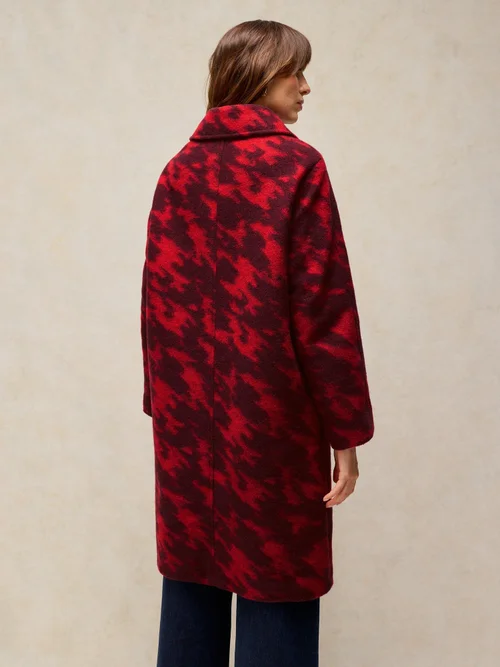 Manteau Kelsey en mélange de laine - Red Mlt - 48/R Image 4
