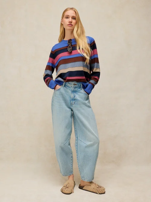 Pull Sienna Rayé avec Couture - Blue Mlt - 48 Image 2