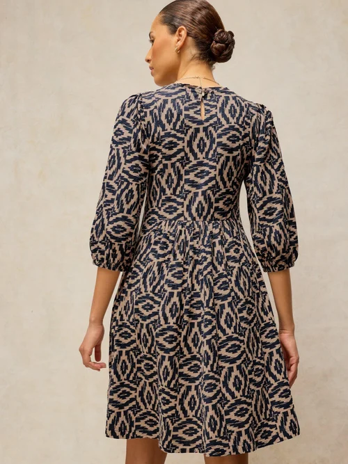 Robe courte Maeva - Navy Multi - 52/R Image 4