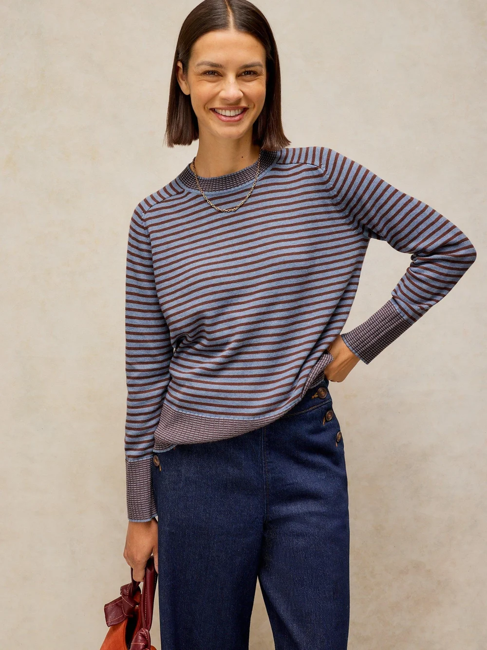 Pull rayé Sienna - Blue Mlt - 50 Image 1