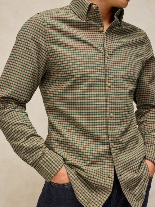 Oxfordhemd Bruton Slim Fit - Green Mlt - XXL/R Image 3
