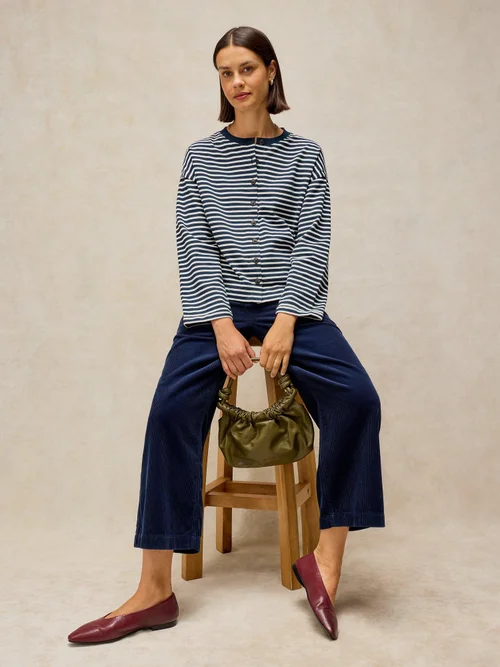 Tee-shirt Kim boutonné devant - Navy Multi - 48 Image 3