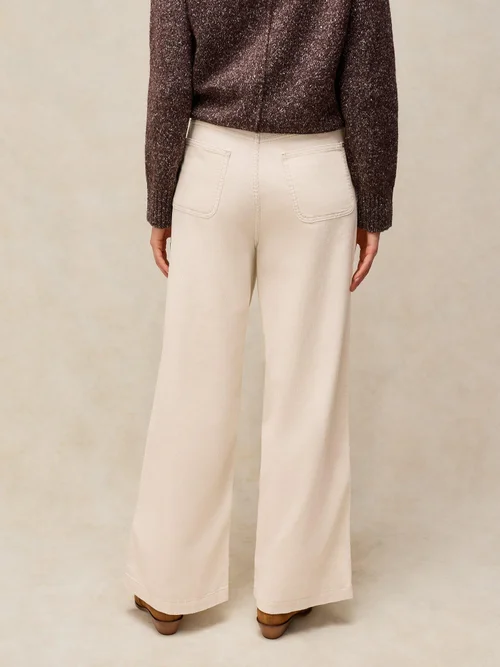 Kordhose Tia mit weitem Bein - Nat White - 52/R Image 4