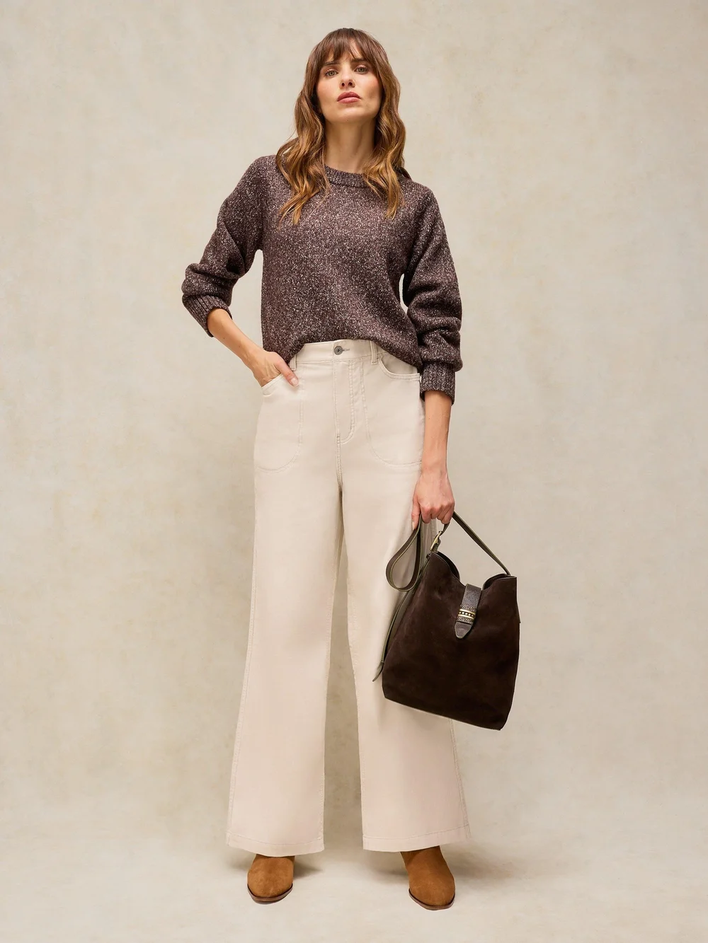 Pantalon large à cordon Tia - Nat White - 52/R Image 1