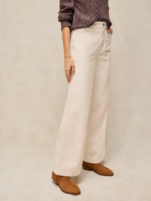 Pantalon large à cordon Tia - Nat White - 52/R Image 3