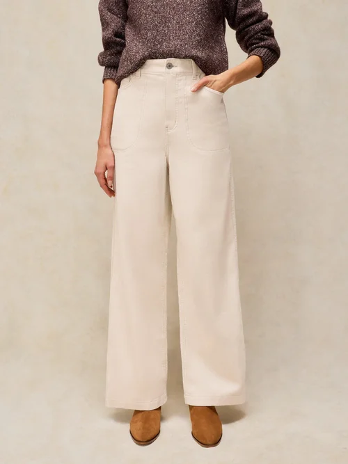 Pantalon large à cordon Tia - Nat White - 52/R Image 2