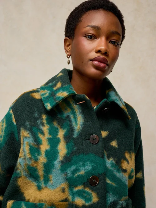 Jacke Alexa aus Wollmix - Green Mlt - 50 Image 3