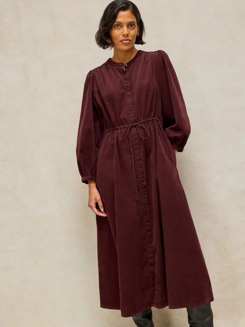 Robe bébé Lana en velours côtelé - Dk Plum - 50/R Image 2