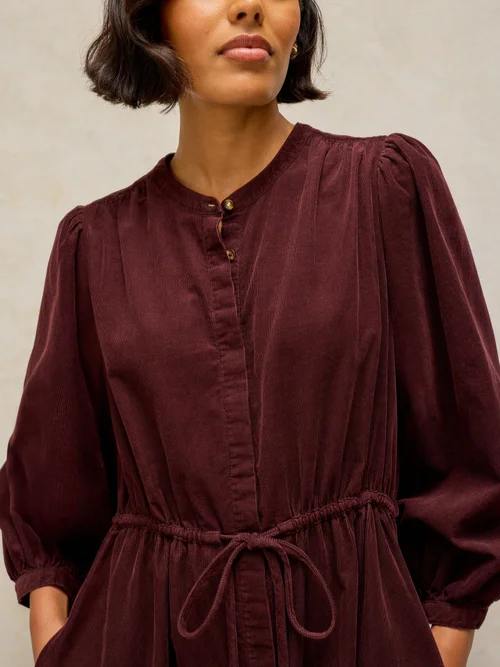 Robe bébé Lana en velours côtelé - Dk Plum - 50/R Image 3