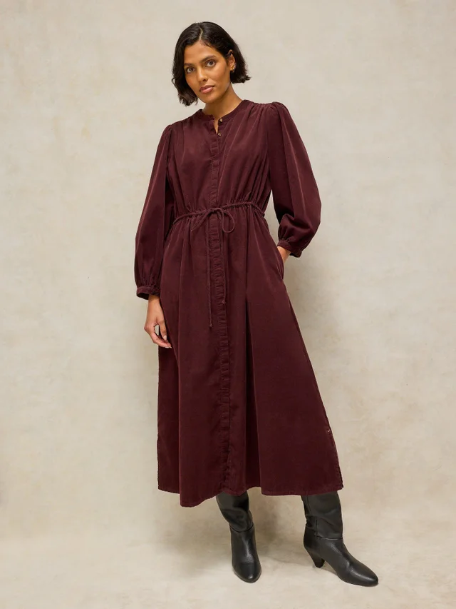 Robe bébé Lana en velours côtelé