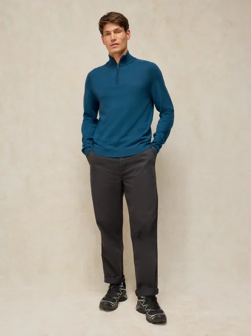 Pull col cheminée Merino Conway - Dk Teal - XS/R Image 2