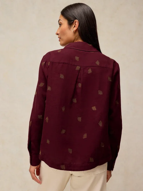 Chemise Libby en coton biologique - Dk Plum - 50 Image 4
