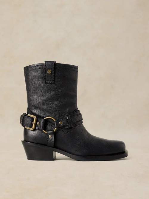 Botte de motard Liberty Western - Pure Blk - 41 Image 1
