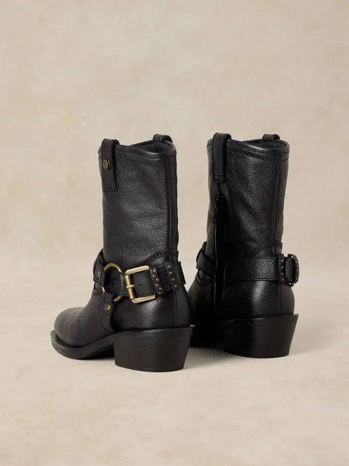 Botte de motard Liberty Western - Pure Blk - 41 Image 4