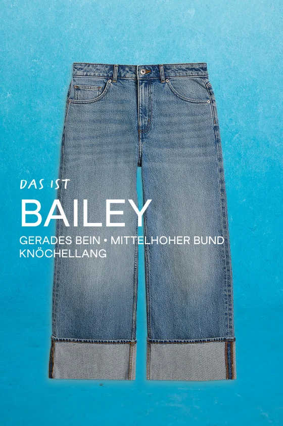 VOICI BAILEY COUPE DROITE. TAILLE MI-HAUTE. LONGUEUR CHEVILLE