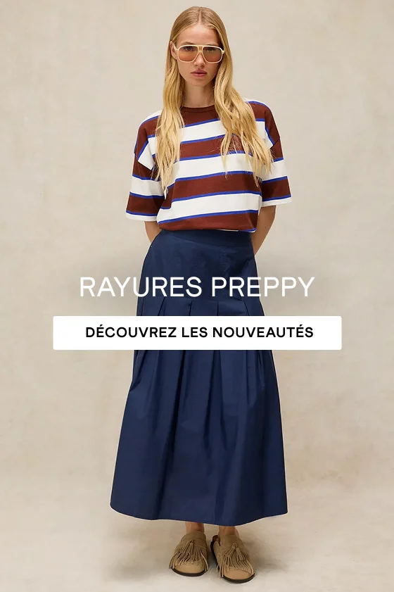 Rayures preppy. Découvrez les nouveautés